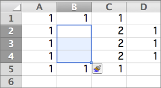 excel command for new line mac